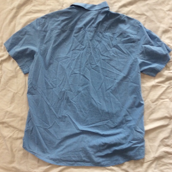 Calvin Klein blue button up shirt - Picture 3 of 3